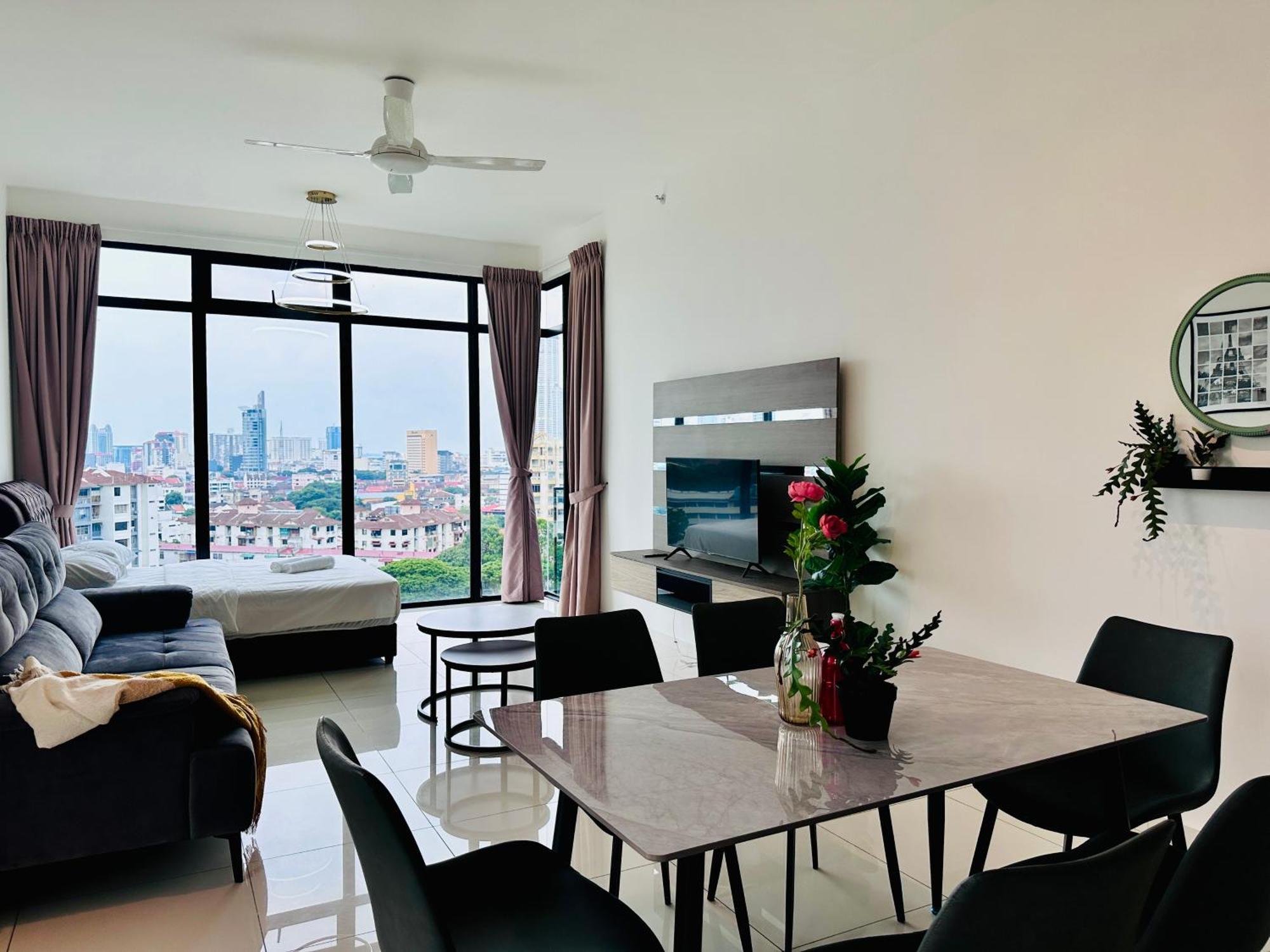 New Georgetown Instagramable 2Br Homestay For 10Pax 无敌美景两房民宿 Beacon Executive Suite Exterior foto