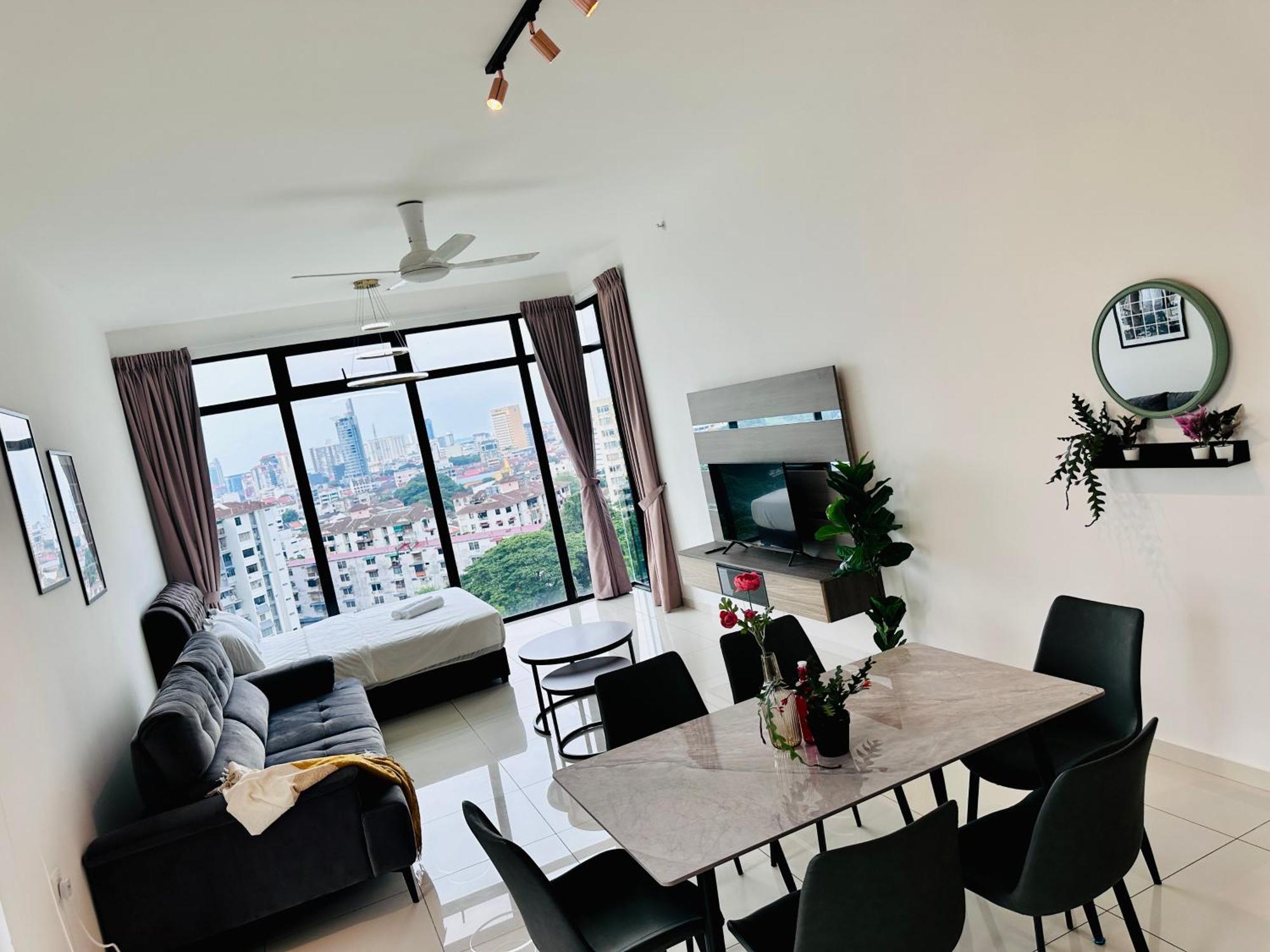 New Georgetown Instagramable 2Br Homestay For 10Pax 无敌美景两房民宿 Beacon Executive Suite Exterior foto